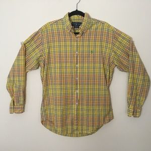 RALPH LAUREN Mens Striped Long Sleeve Dress Shirt